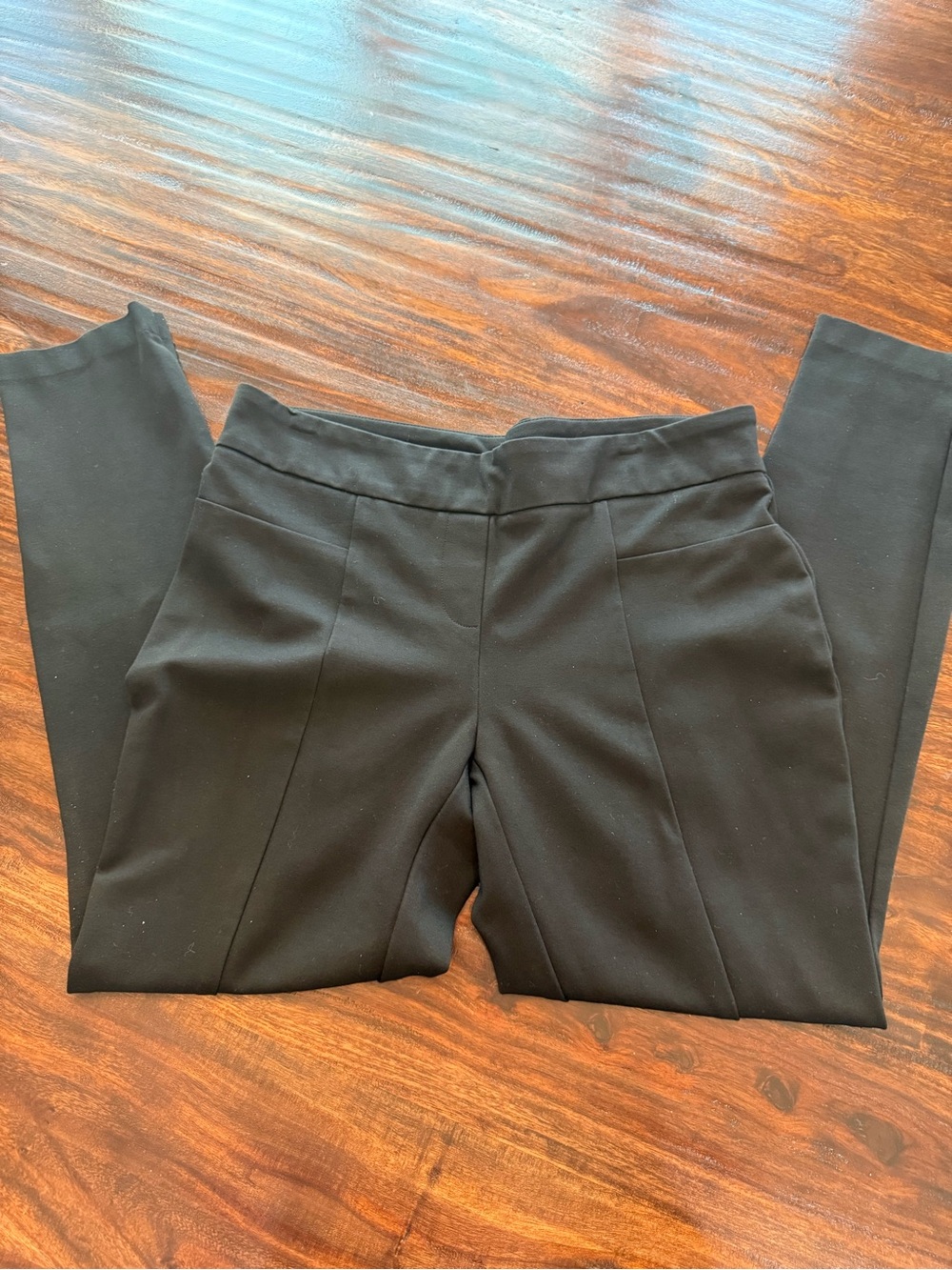 Hilary Radley Black Stretch Slim Leg Dress Pants Size L/G - Picture 2 of 5